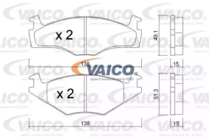 Комплект тормозных колодок VAICO V10-8100-1