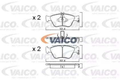 Комплект тормозных колодок VAICO V30-8121-1