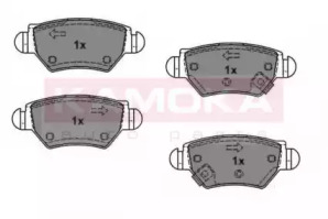 Комплект тормозных колодок KAMOKA 1012588