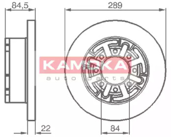 Тормозной диск KAMOKA 103281