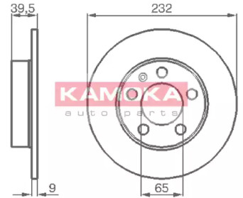 Тормозной диск KAMOKA 1036068