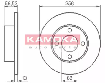 Тормозной диск KAMOKA 103636