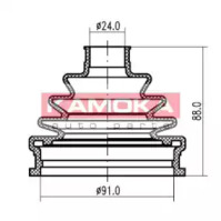 Пыльник, приводной вал KAMOKA 1146560