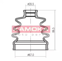 Пыльник, приводной вал KAMOKA 1146562