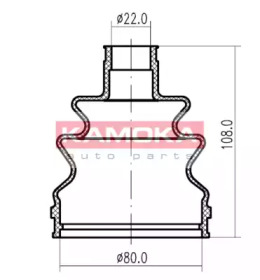 Пыльник, приводной вал KAMOKA 1146952