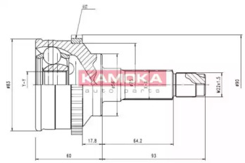 Шарнирный комплект KAMOKA 6598