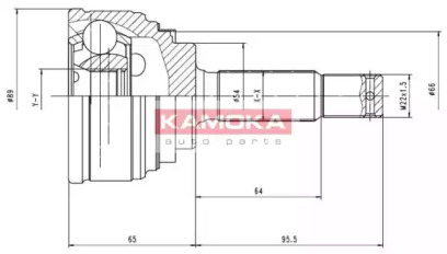 Шарнирный комплект KAMOKA 6618