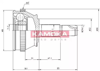 Шарнирный комплект KAMOKA 6690