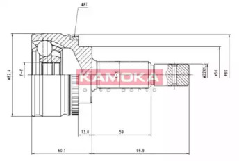 Шарнирный комплект KAMOKA 7054