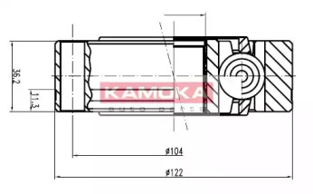 Шарнирный комплект KAMOKA 8047