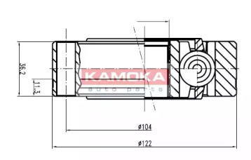 Шарнирный комплект KAMOKA 9003