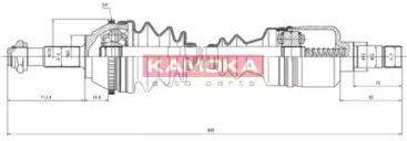 Вал KAMOKA CT1138915A