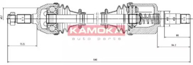 Вал KAMOKA CT1138933