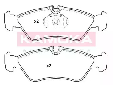 Комплект тормозных колодок KAMOKA JQ101164