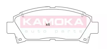 Комплект тормозных колодок KAMOKA JQ101166