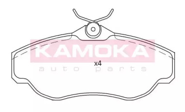 Комплект тормозных колодок KAMOKA JQ101190