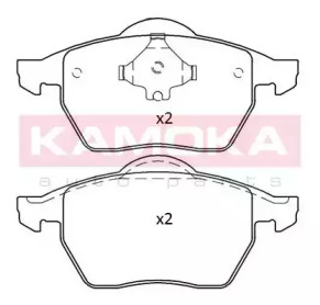 Комплект тормозных колодок KAMOKA JQ101193