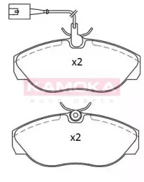 Комплект тормозных колодок KAMOKA JQ101195