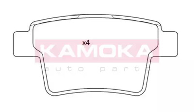 Комплект тормозных колодок KAMOKA JQ101214