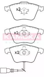 Комплект тормозных колодок KAMOKA JQ101218