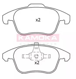 Комплект тормозных колодок KAMOKA JQ101219