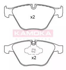 Комплект тормозных колодок KAMOKA JQ101222