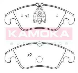 Комплект тормозных колодок KAMOKA JQ101229