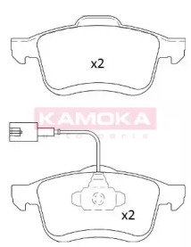 Комплект тормозных колодок KAMOKA JQ101239