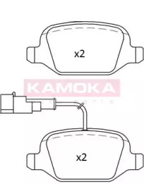 Комплект тормозных колодок KAMOKA JQ101242