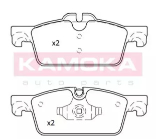 Комплект тормозных колодок KAMOKA JQ101248