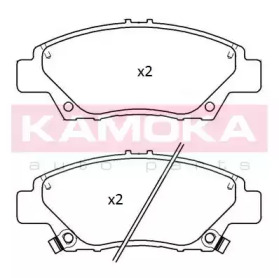 Комплект тормозных колодок KAMOKA JQ101267