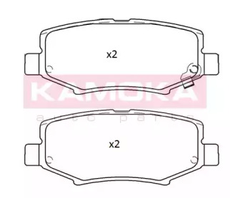 Комплект тормозных колодок KAMOKA JQ101273