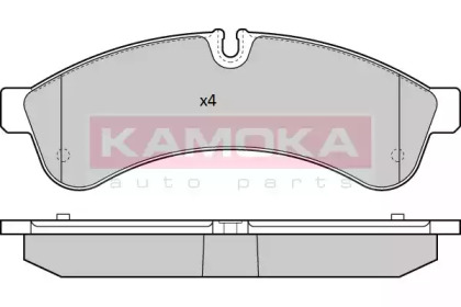 Комплект тормозных колодок KAMOKA JQ101276