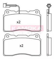 Комплект тормозных колодок KAMOKA JQ101279