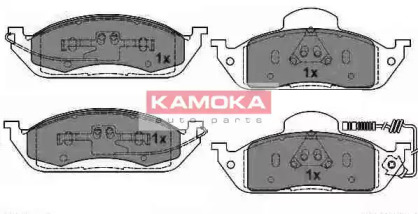 Комплект тормозных колодок KAMOKA JQ1012800