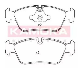 Комплект тормозных колодок KAMOKA JQ101291