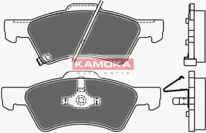 Комплект тормозных колодок KAMOKA JQ1013020