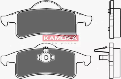 Комплект тормозных колодок KAMOKA JQ1013048