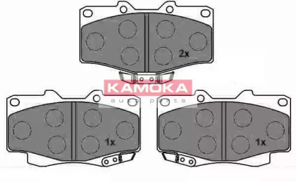 Комплект тормозных колодок KAMOKA JQ1013704