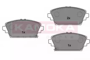 Комплект тормозных колодок KAMOKA JQ1016372