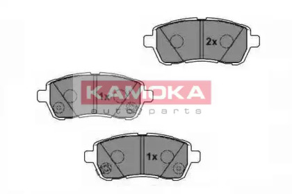 Комплект тормозных колодок KAMOKA JQ1018454