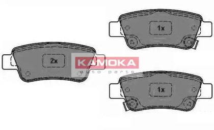 Комплект тормозных колодок KAMOKA JQ1018466