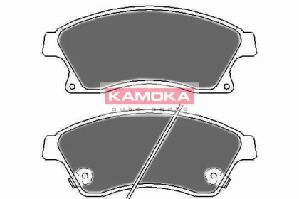 Комплект тормозных колодок KAMOKA JQ1018524