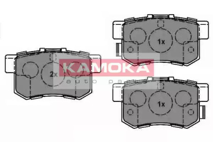 Комплект тормозных колодок KAMOKA JQ1018538