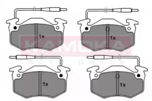 Комплект тормозных колодок KAMOKA JQ101856