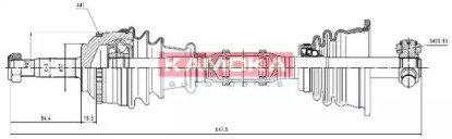 Вал KAMOKA RN1138909A