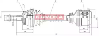 Вал KAMOKA VW1138921A