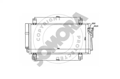 Конденсатор, кондиционер SOMORA 161360