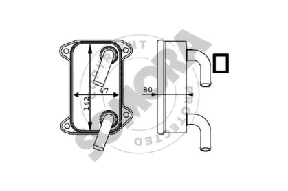 масляный радиатор, двигательное масло SOMORA 361265