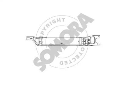 Масляный радиатор, автоматическая коробка передач SOMORA 175266
